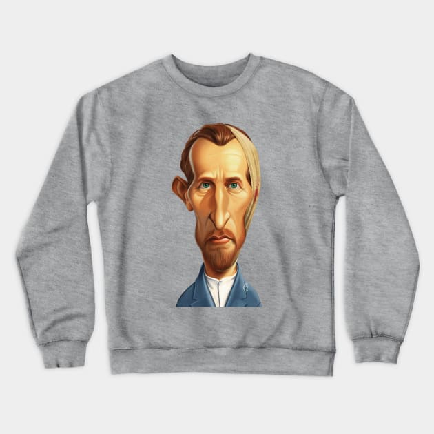 Vincent Van Gogh Earless Crewneck Sweatshirt by RobArt